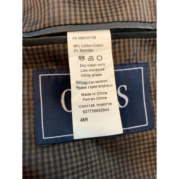 Chaps Elbow Patch Corduroy Blazer Mens 46R Sportcoat Two Button Jacket - Picture 10 of 10